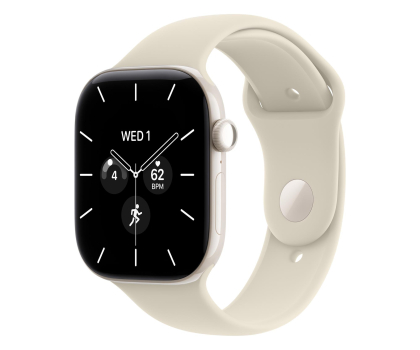 Smartwatch Apple Watch 12 46/Biała perła Ceramika/Piaskowy Pasek M/L 5G
